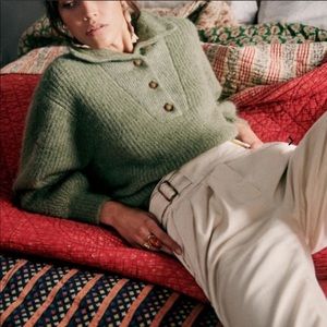 Sézane Micky Sweater Khaki Small SOLD OUT